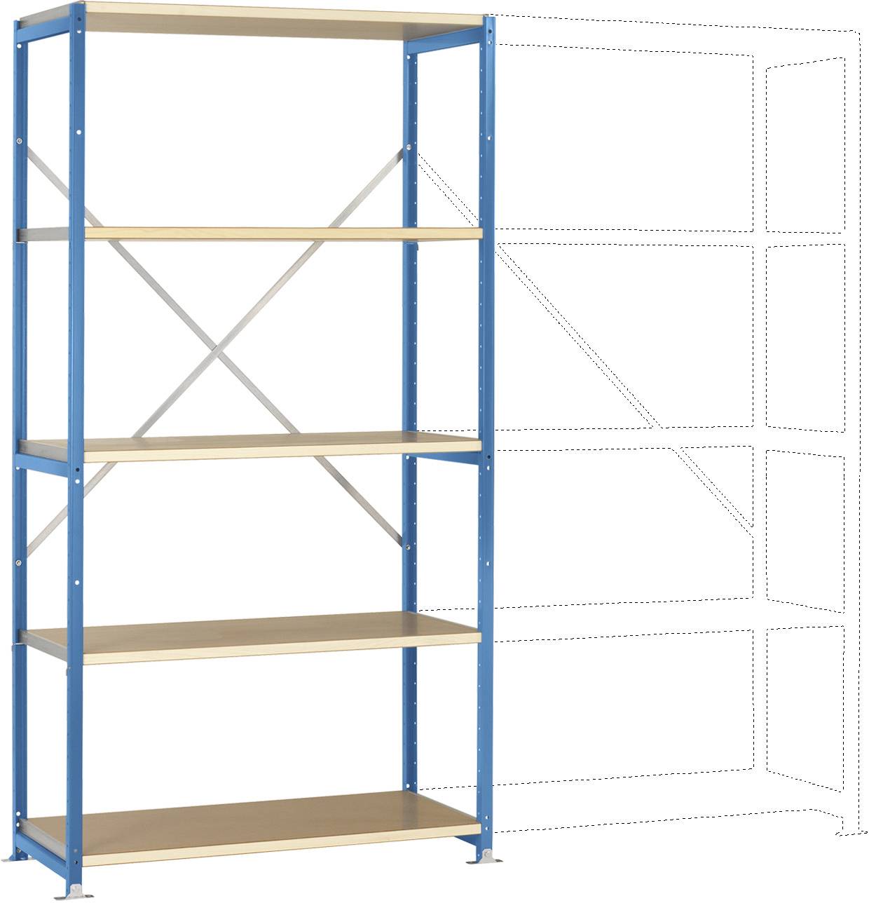 Manuflex RP1014.5007 Polc alapmodul (Sz x Ma x Mé) 1030 x 2000 x 700 mm Fa padló