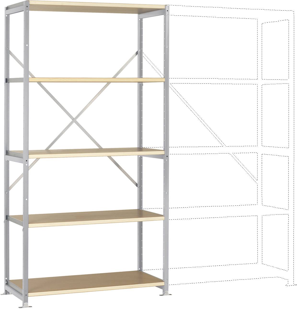 Manuflex RP1012.9006 Polc alapmodul (Sz x Ma x Mé) 1030 x 2000 x 500 mm Fa padló