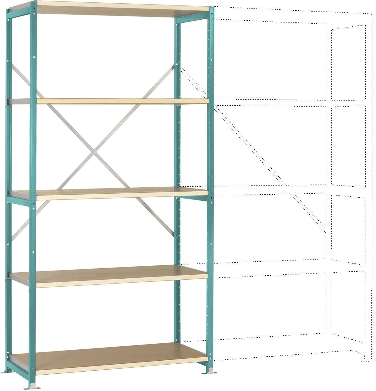 Manuflex RP1013.5021 Polc alapmodul (Sz x Ma x Mé) 1030 x 2000 x 600 mm Fa padló