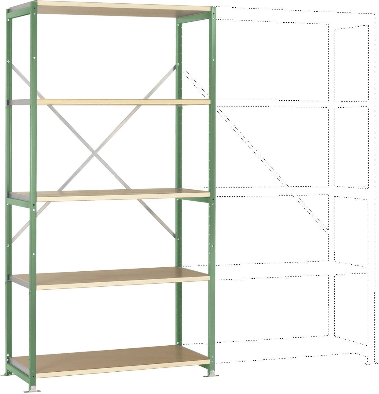Manuflex RP1014.6011 Polc alapmodul (Sz x Ma x Mé) 1030 x 2000 x 700 mm Fa padló