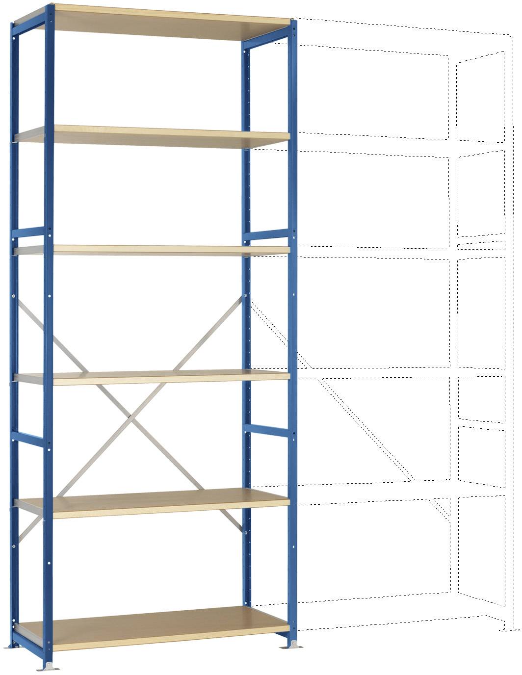 Manuflex RP1314.5007 Polc alapmodul (Sz x Ma x Mé) 1030 x 2500 x 700 mm Fa padló