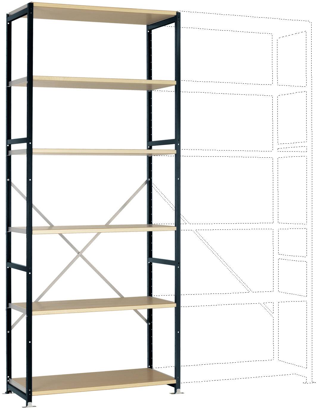 Manuflex RP1314.7016 Polc alapmodul (Sz x Ma x Mé) 1030 x 2500 x 700 mm Fa padló