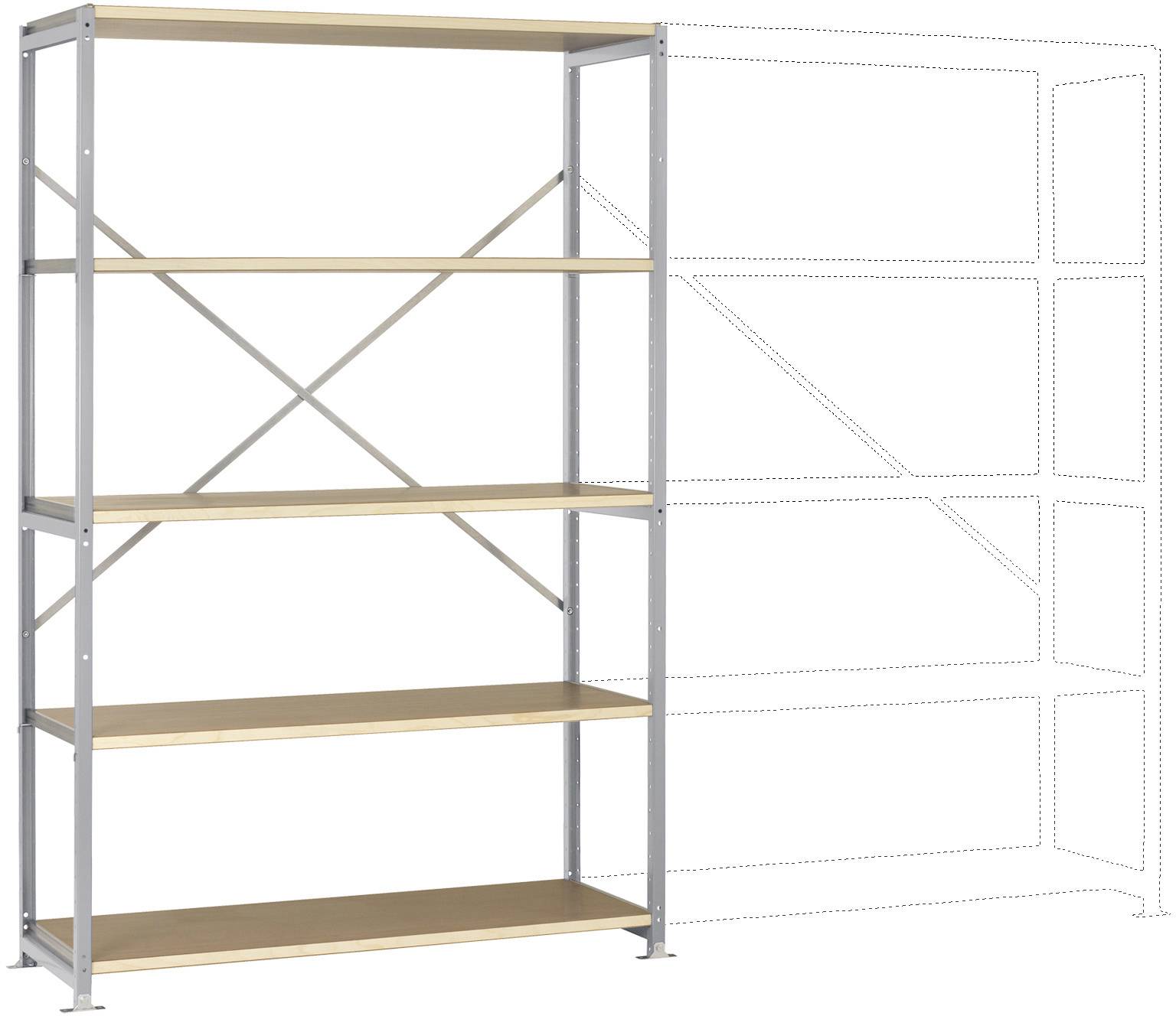 Manuflex RP1029.9006 Polc alapmodul (Sz x Ma x Mé) 1250 x 2500 x 700 mm Fa padló