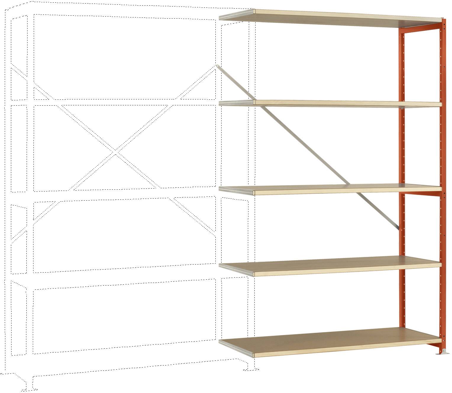 Manuflex RP1136.2001 Polc ráépíthető modul (Sz x Ma x Mé) 960 x 1900 x 300 mm Fa padló