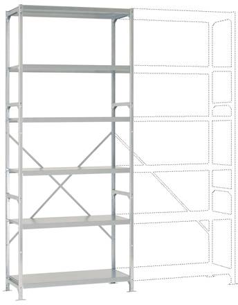 Manuflex RM2172 Polc alapmodul (Sz x Ma x Mé) 1030 x 2500 x 600 mm Acél padló