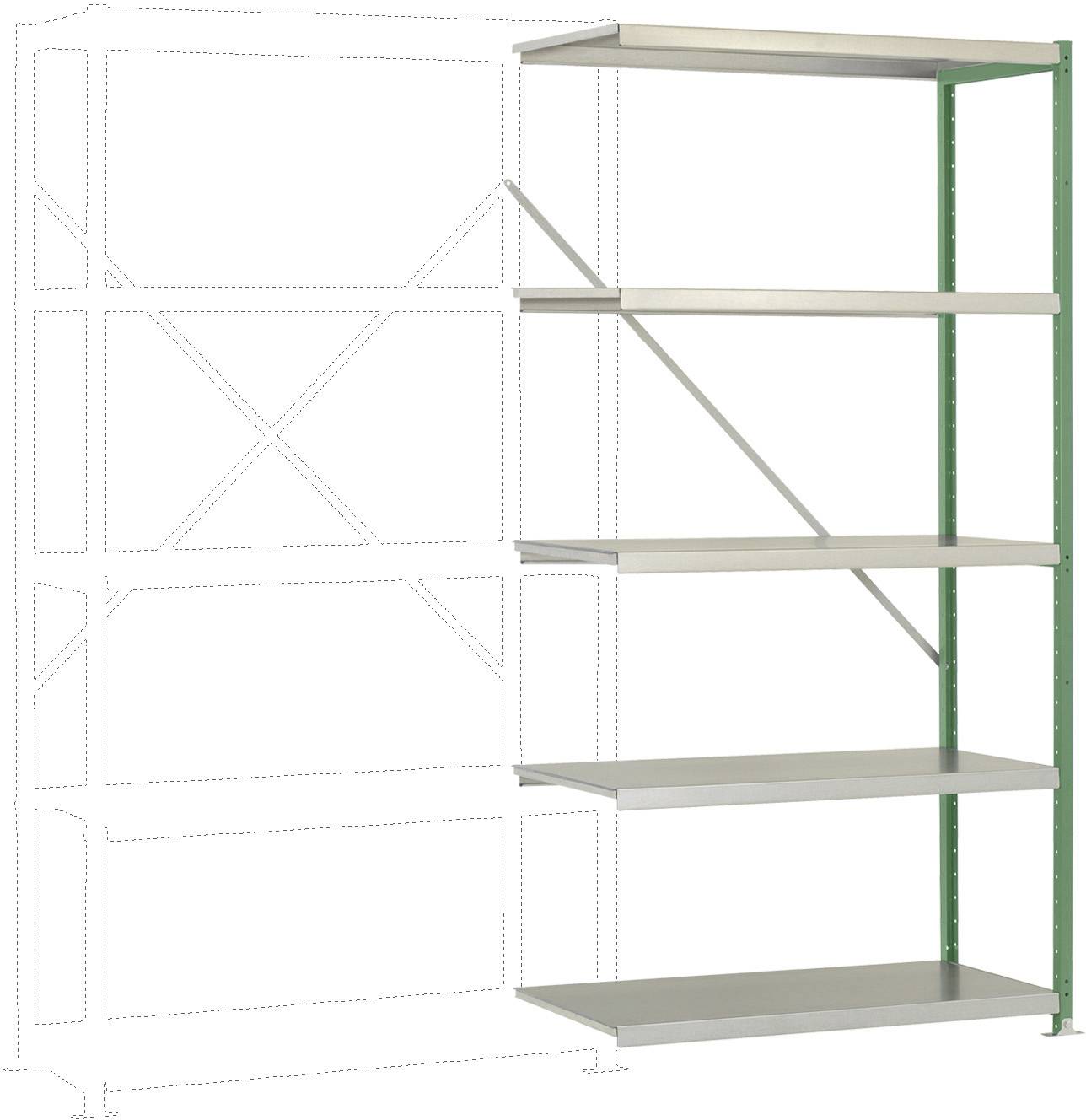 Manuflex RP1118.6011 Polc ráépíthető modul (Sz x Ma x Mé) 1000 x 2000 x 400 mm Acél padló