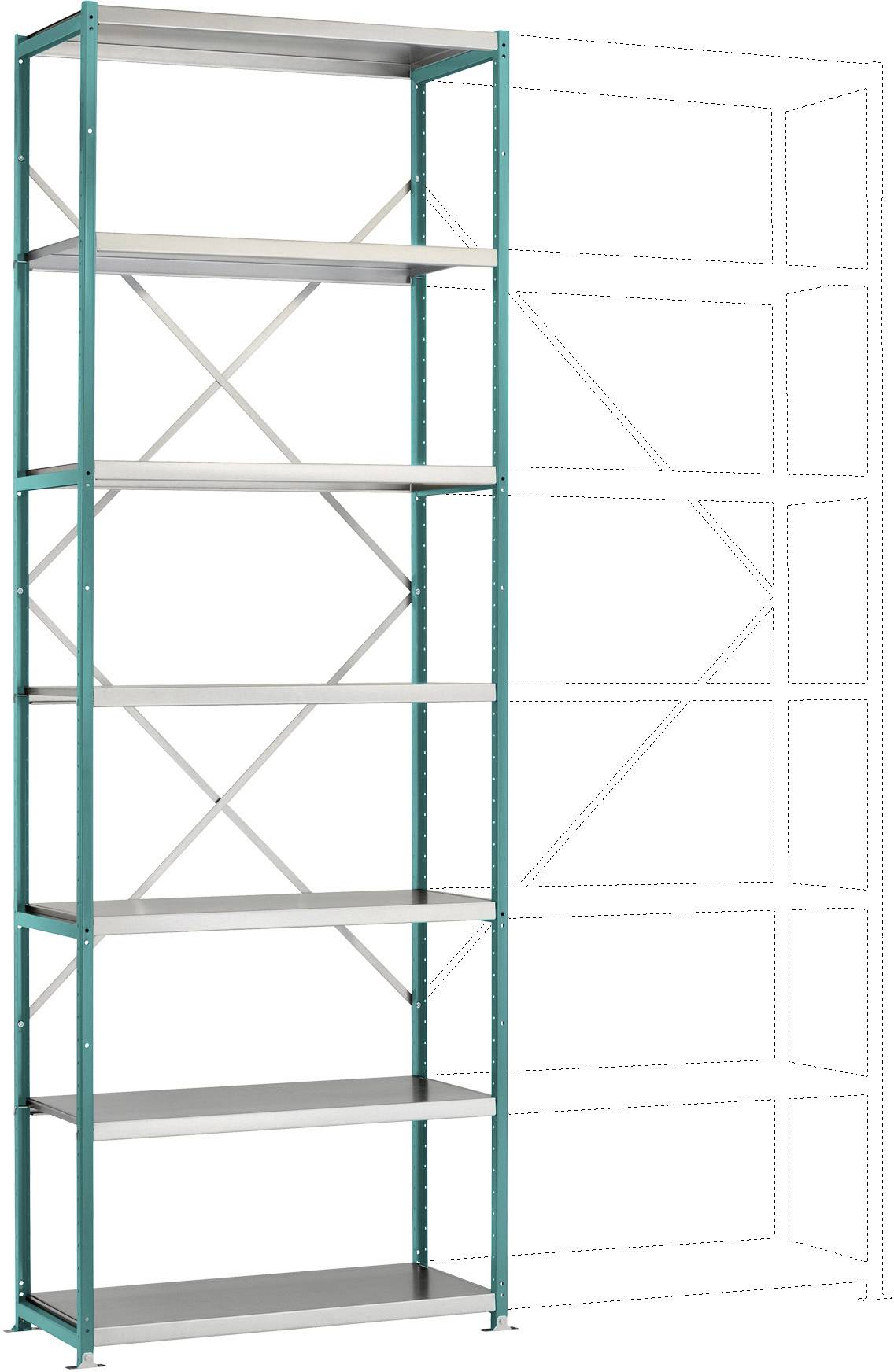 Manuflex RP1622.5021 Polc alapmodul (Sz x Ma x Mé) 1030 x 3000 x 400 mm Acél padló
