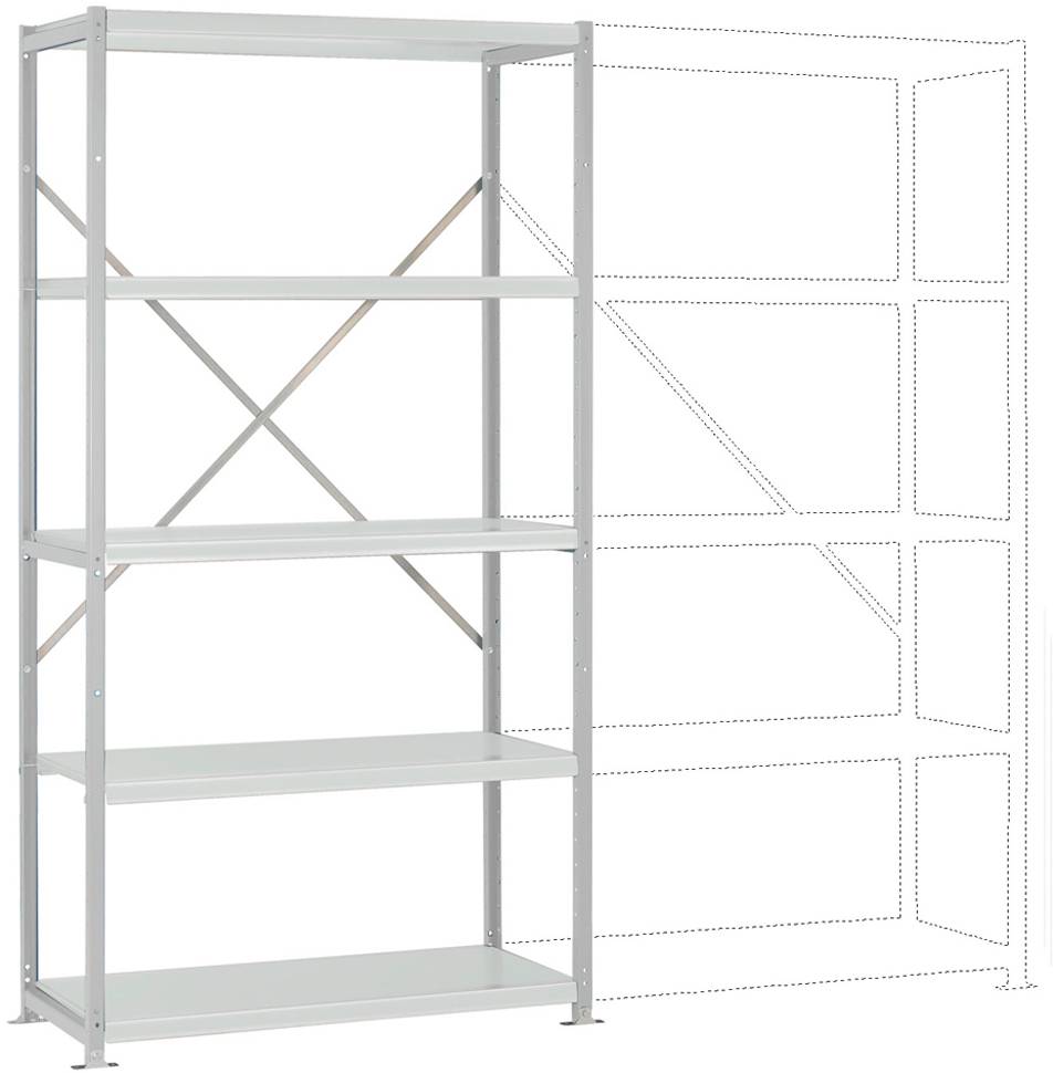Manuflex RP2119.7035 Polc alapmodul (Sz x Ma x Mé) 1030 x 2000 x 400 mm Acél padló