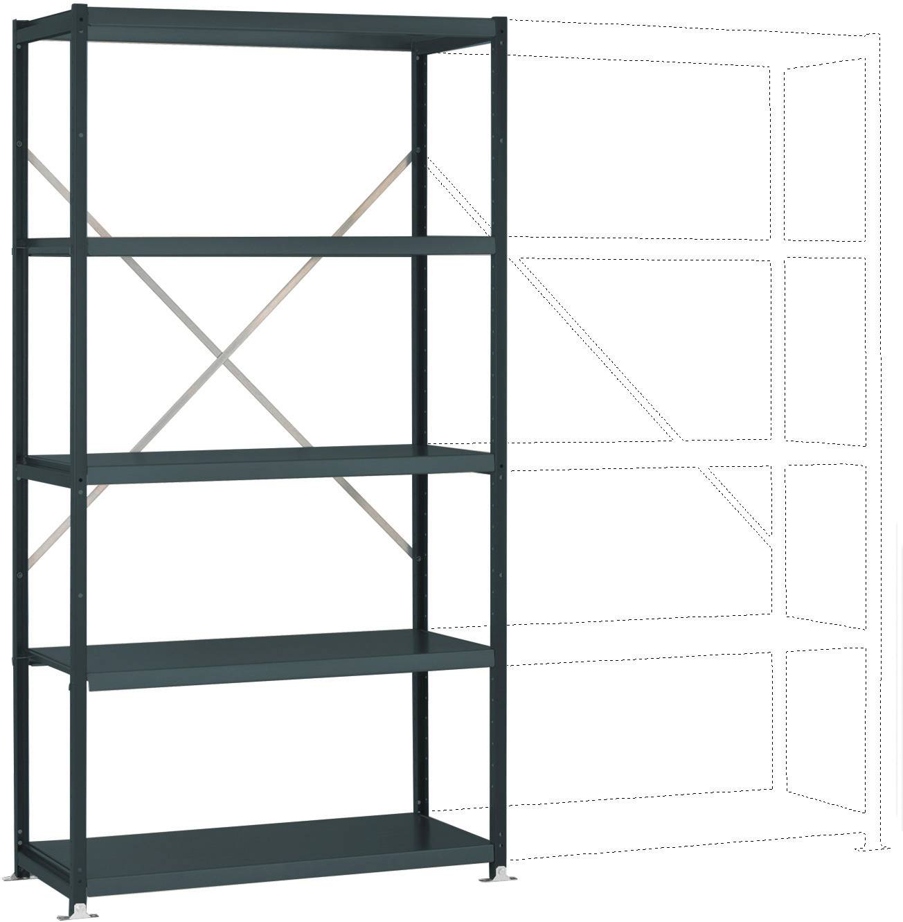 Manuflex RP1051.7016 Polc alapmodul (Sz x Ma x Mé) 1030 x 2000 x 300 mm Acél padló