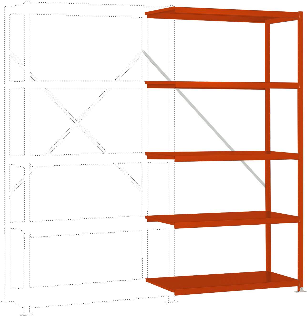 Manuflex RP1152.2001 Polc ráépíthető modul (Sz x Ma x Mé) 1000 x 2000 x 400 mm Acél padló