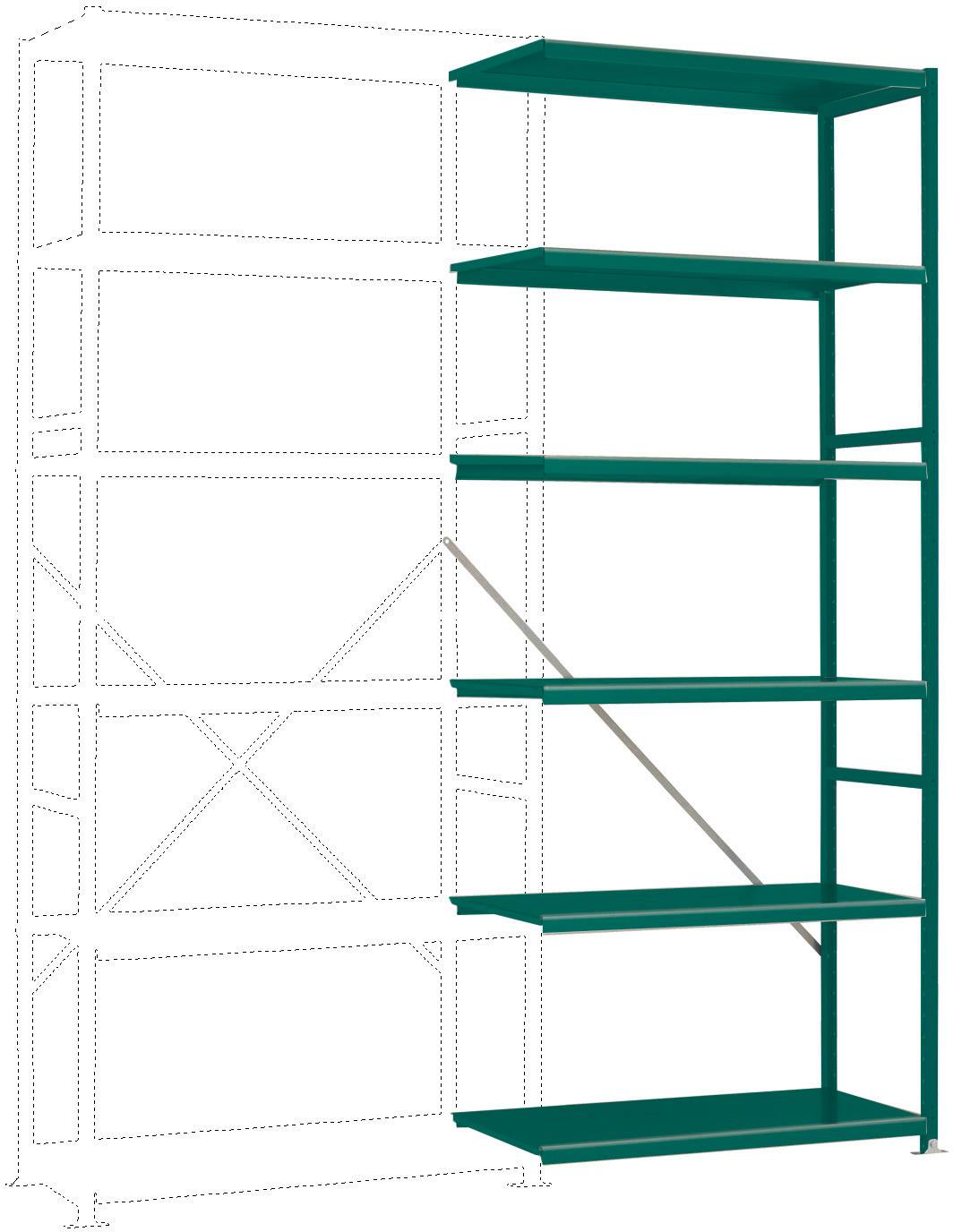 Manuflex RP1354.0001 Polc ráépíthető modul (Sz x Ma x Mé) 1000 x 2500 x 600 mm Acél padló