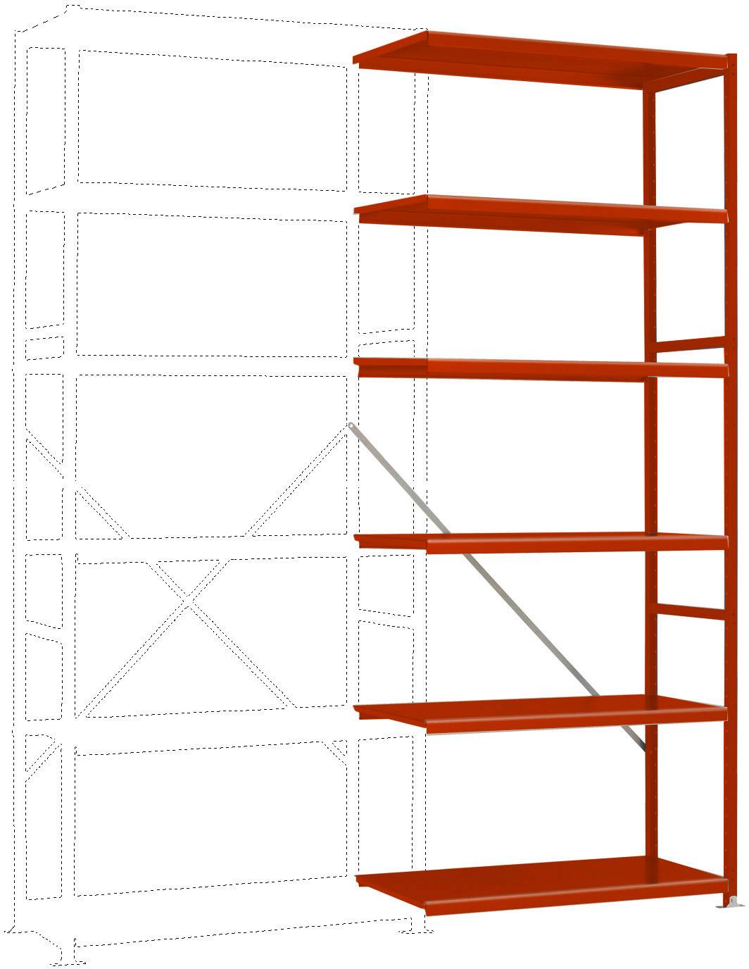 Manuflex RP1354.2001 Polc ráépíthető modul (Sz x Ma x Mé) 1000 x 2500 x 600 mm Acél padló