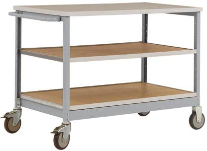 Manuflex MW2002.9006 Mobil munkapad Alumínium ezüst