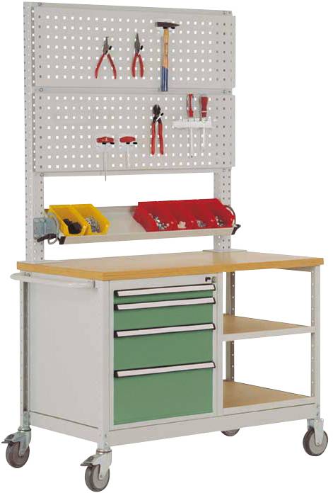 Manuflex MW2033.6011 Mobil munkapad Rezedazöld (RAL 6011)