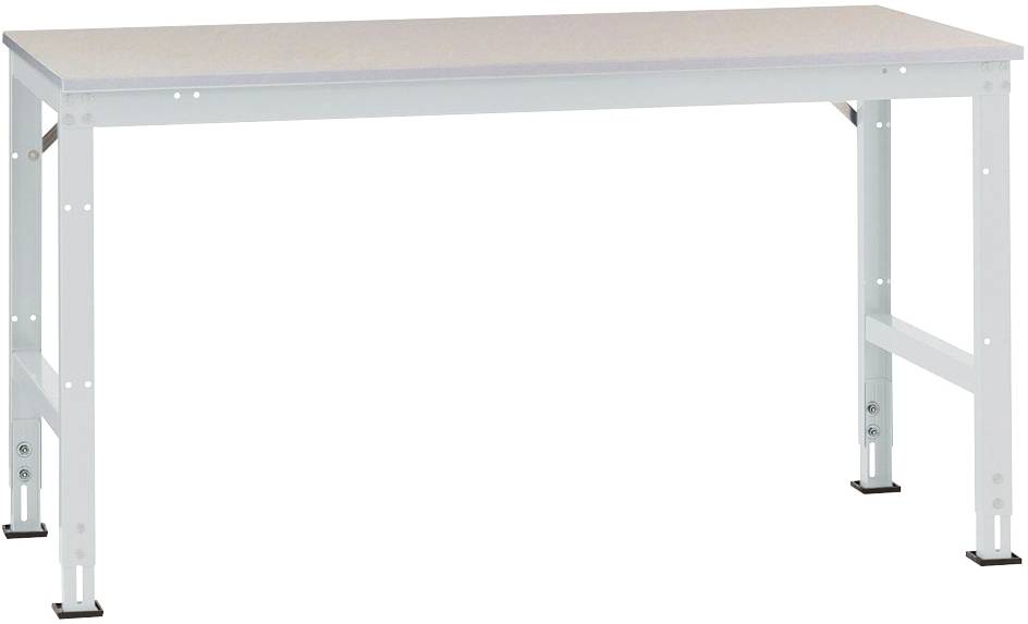 Manuflex AU4027.7035 Működő alaplap UNIVERSAL szabvány műanyag lemezzel, szélesség x magasság = 1250x600x760-870 mm Élénk szürke (RAL 7035)