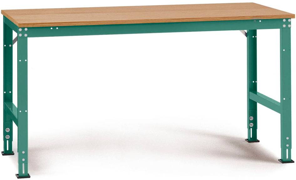 Manuflex AU4075.0001 Működő alaplap UNIVERSAL szabvány multiplex tetővel, szélesség nagyság = 1500 x 1200 x 760-870 mm Szürke, Zöld