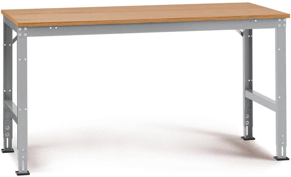 Manuflex AU4125.9006 Működő alaplap UNIVERSAL szabvány multiplex tetővel, Szélesség magasság = 2000 x 1000 x 760-870 mm Alumínium ezüst