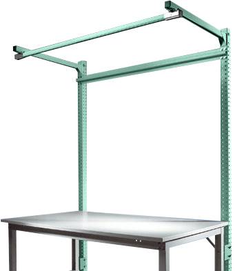 Manuflex ZB3861.0001 Építőportál tartóval az UNIVERSAL + PROFI szabvány alaptáblákhoz, használható magasság 1500 mm
