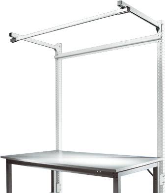 Manuflex ZB3881.7035 Építőportál tartóval az UNIVERSAL + PROFI szabvány alaptáblákhoz, használható magasság 1500 mm