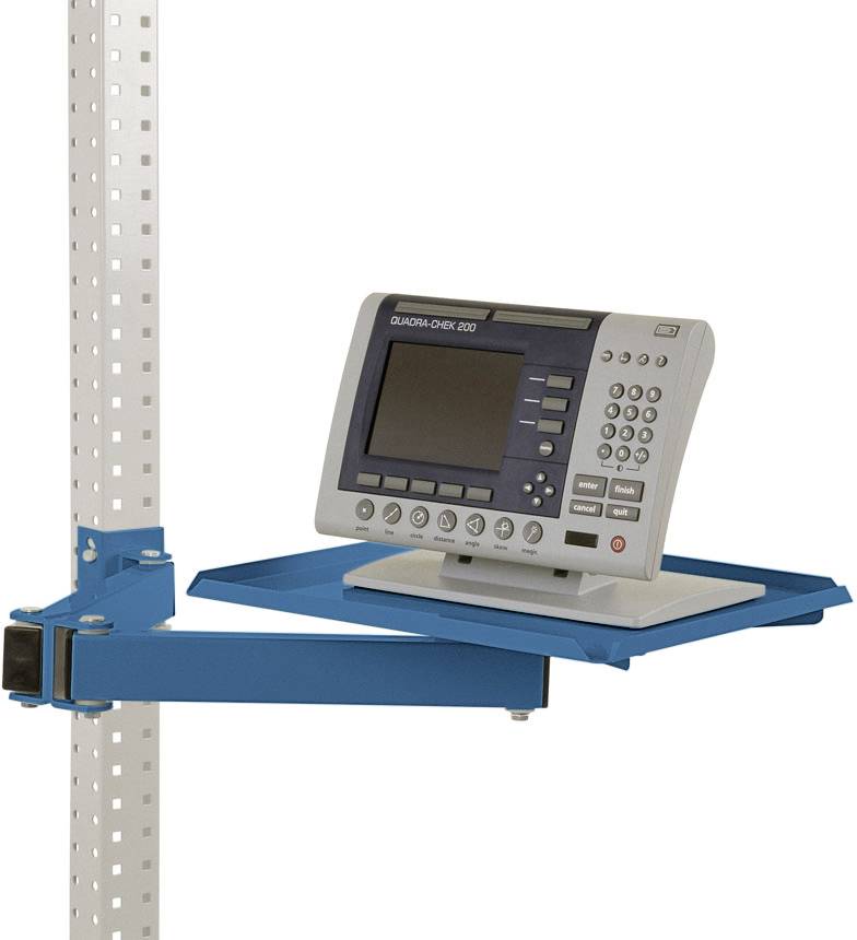 Manuflex ZB3568.5007 Tárolótábla, forgatható az UNIVERSAL és a PROFI számára, szélesség 370 x 370 mm, kettős csatlakozású forgókarral