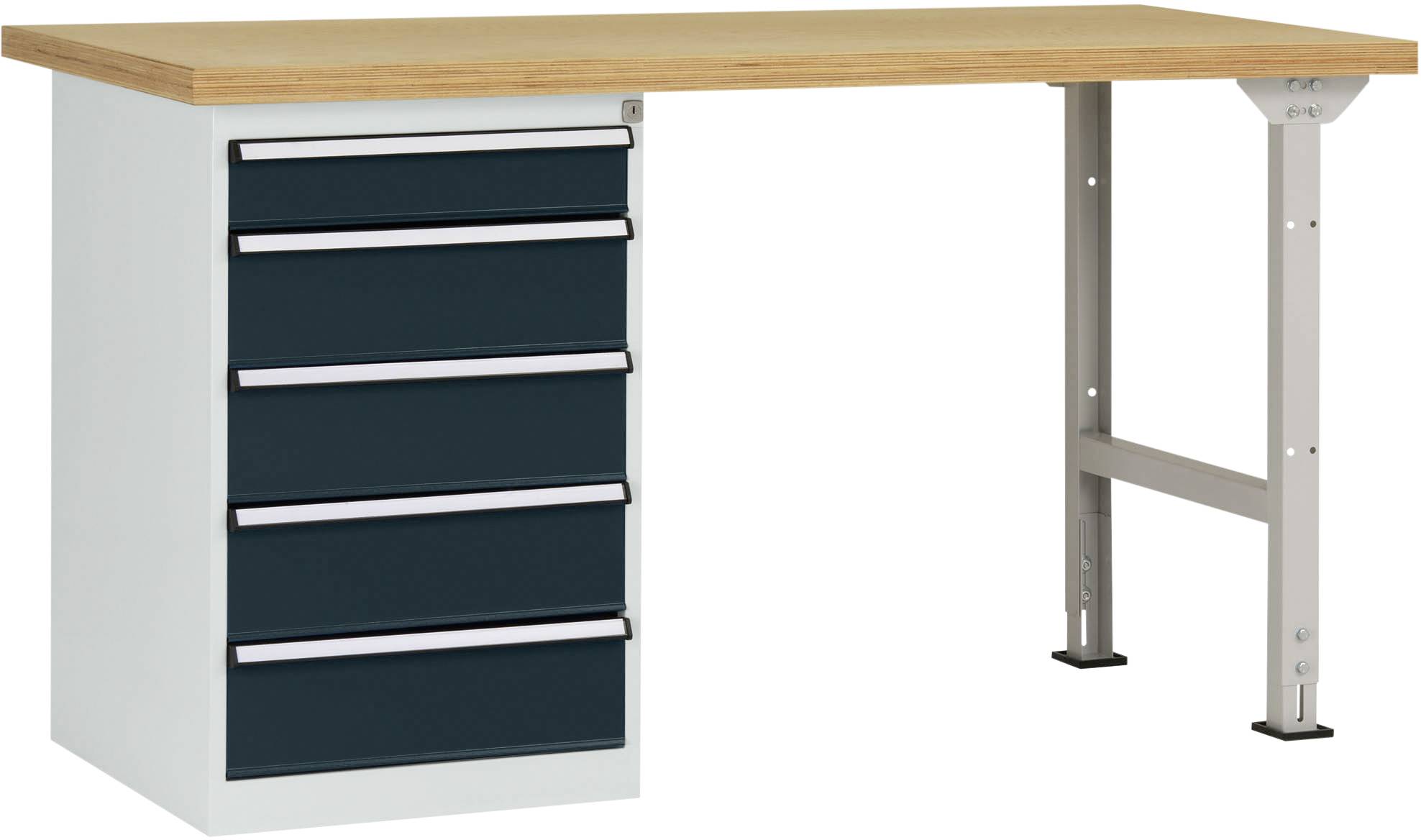 Manuflex WC5104.7016 Munkapad rendszer Antracit