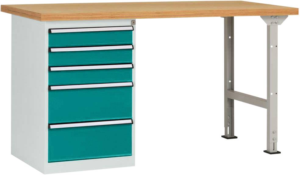 Manuflex WC5117.5021 Munkapad rendszer Vízkék