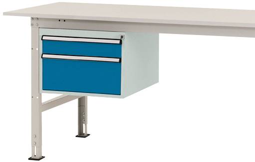 Manuflex AS0003.5007 A PACKPOOL ház alapja, használható magasság 300 mm, 2 fiókkal. Asztal mélysége 800 mm