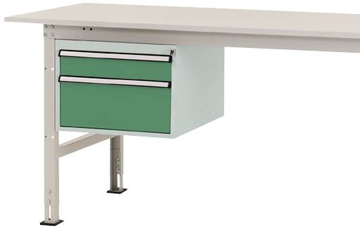 Manuflex AS0003.6011 A PACKPOOL ház alapja, használható magasság 300 mm, 2 fiókkal. Asztal mélysége 800 mm