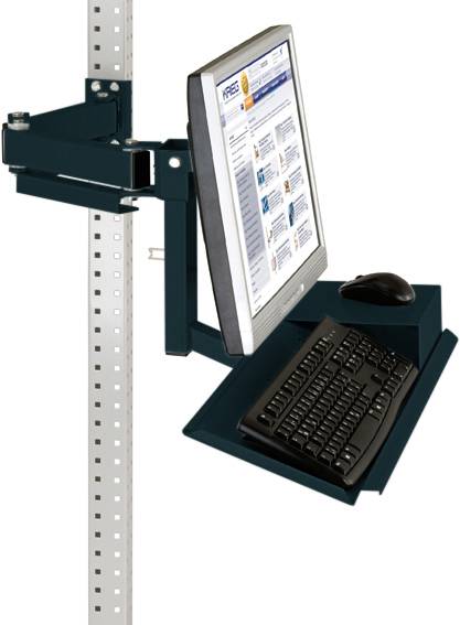 Manuflex ZB3626.7016 Standard monitor támogatás az UNIVERSAL és a PROFI számára billentyűzet és egér felülettel, VESA adapter 100 mm-rel