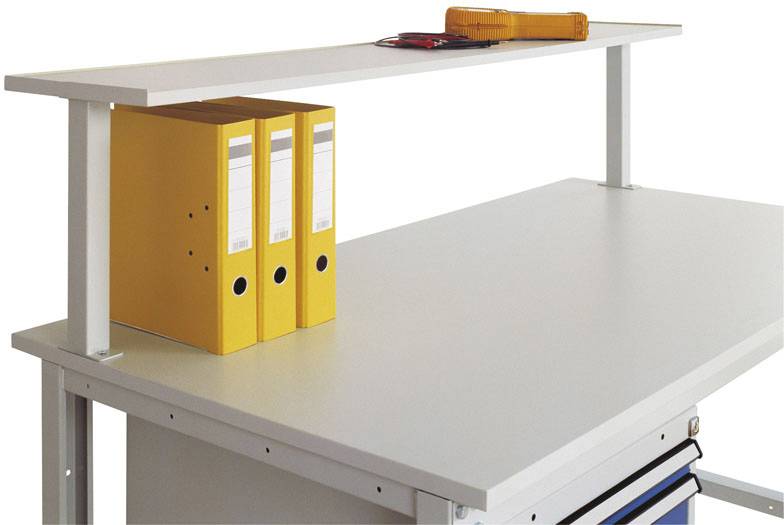 Manuflex LZ8333.7035 ESD ESD tárolókonzol konzoltartókkal, CANTOLAB és UNIDESK munkaasztalokhoz, asztalszélességgel 1200 mm