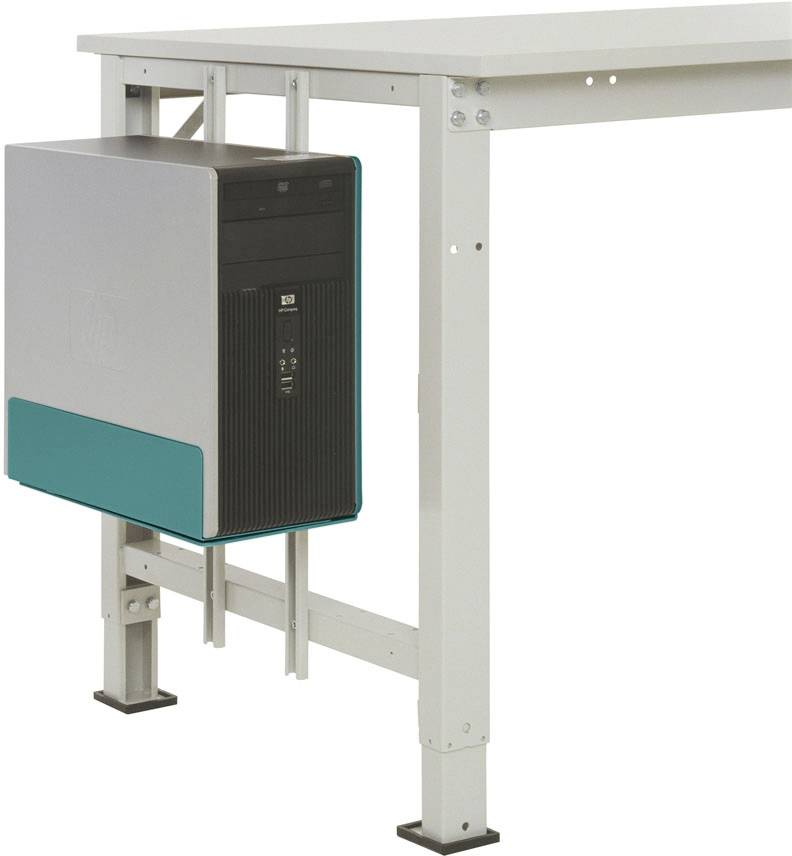 Manuflex LZ3590.5021 ESD ESD CPU tartó vízkékben RAL 5021, szélesség nagysága = 180 - 250 x 450 x 290 mm