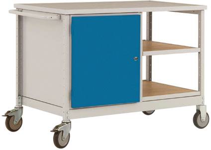 Manuflex LW1003.0002 Mobil munkapad (Sz x Ma x Mé) 1135 x 780 x 590 mm Élénk szürke (RAL 7035)