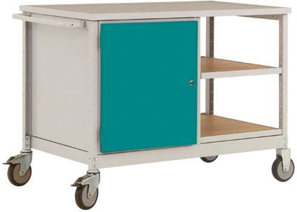 Manuflex LW1003.5021 Mobil munkapad (Sz x Ma x Mé) 1135 x 780 x 590 mm Vízkék