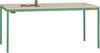 Manuflex LD1113.6011 ESD ESD munkaasztal UNIDESK gumi lemezzel, zöld kerettel RAL 6011, szélesség nagysága = 2000 x 800 x 720-730 mm Rezedazöld (RAL 6011)
