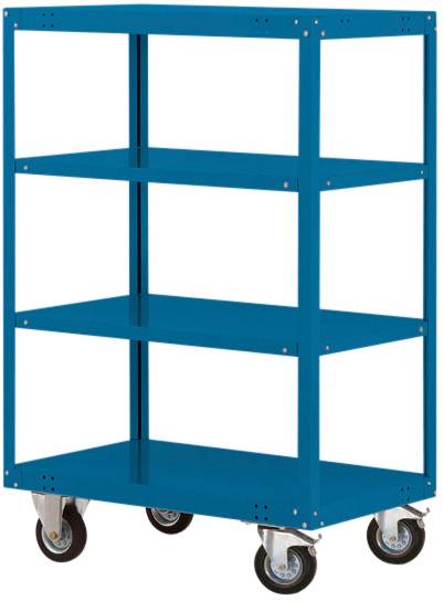 Manuflex TRANSOMOBIL TP4183.5007 Polcos kocsi Rögzítő Acéllemez Porbevonatos Briliáns kék (RAL 5007)