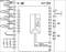 Az elektromos áramkör diagramja mezőkkel a Szenzor/Mező és DI számára. Tápellátás: 24V...230V AC/DC. Bemeneti és kimeneti kiosztás feltüntetve.