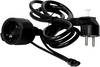 Easyout EO-780780 Áram Hosszabbítókábel 16 A Fekete 2.00 m H05VV-F 3G 1,5 mm²