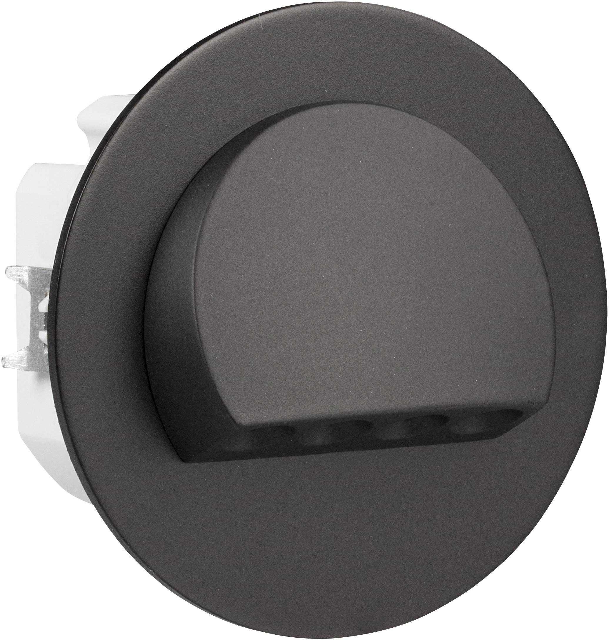 Zamel 09-221-62 Rubi LED-es fali beépíthető lámpa LED Fixen beépített LED-es 0.42 W Fekete