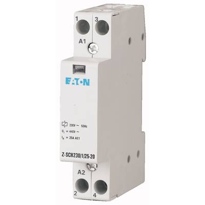 Eaton Z-SCH230/1/25-20 Szerelési védelem Névleges feszültség: 230 V, 240 V Max. kapcsolási áram: 25 A 2 záró 1 db