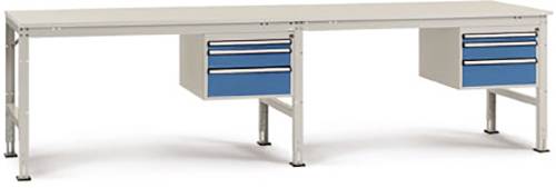 Manuflex AU5665.5021 Komplett alaplap és kiegészítő UNIVERSAL szabvány multiplex lemezzel, Szélesség = 3000 x 800 x 760-870 mm Vízkék