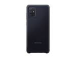 Samsung Silicone Cover Alkalmas: Galaxy A71, Fekete