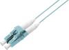 Digitus DK-HD2533-01/3 Üvegszál LWL, Hálózat Csatlakozókábel 1.00 m Türkiz [1x LC dugó - 1x LC dugó] 50/125 µ Multimode OM3