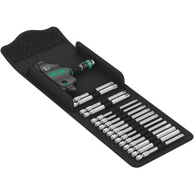 Wera Kompakt 400 05057470001 Bit készlet 15 részes 1/4" (6.3 mm) Tartó funkció, Gyorscsere tokmány