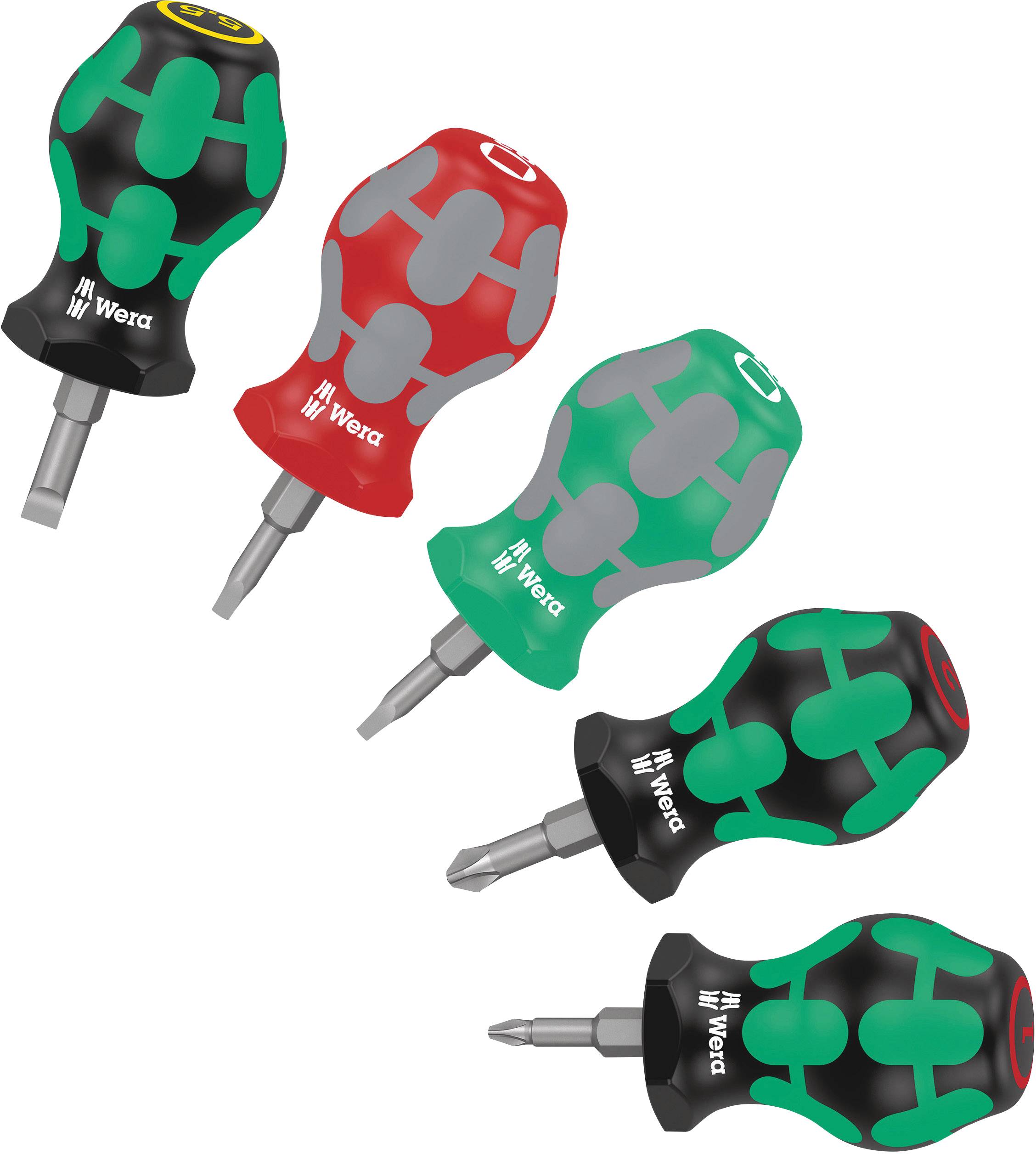 Wera Stubby Set 3 Csavarhúzó készlet 5 részes