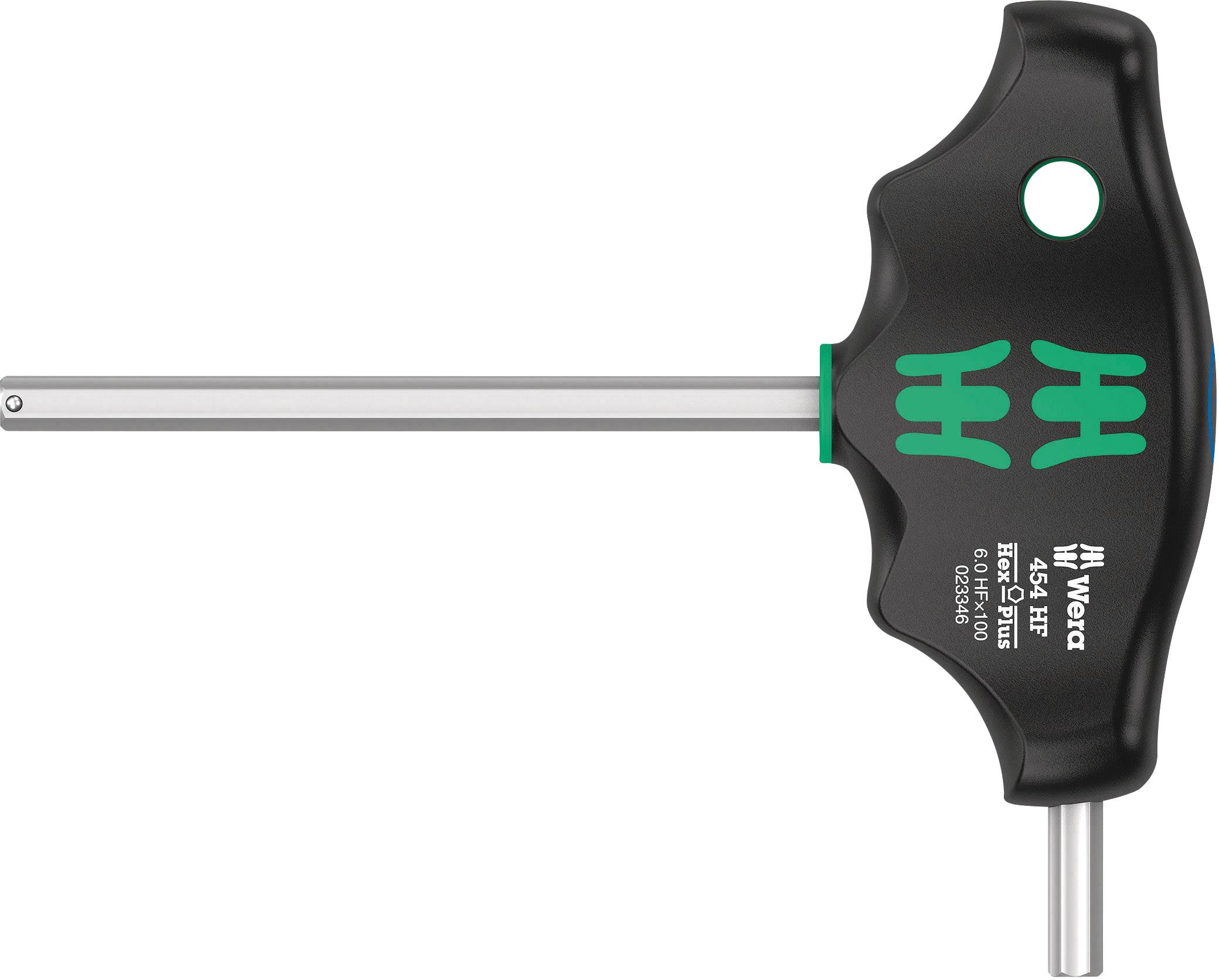 Wera 454 HF Belső hatlap csavarhúzó Kulcsszélesség: 6 mm Penge hossz: 100 mm