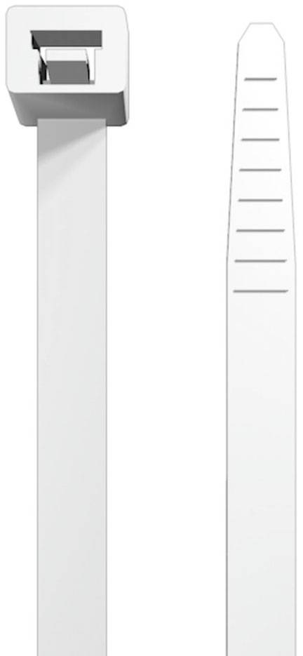 Weidmüller 2659520000 CB-VT 200/4.8 HF/V0 WT Kábelkötöző 200 mm 4.8 mm Fehér 100 db