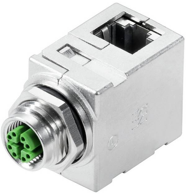 Weidmüller IE-AD-M12XRJ45-90  1400610000 Adapter, hajlított     10 db