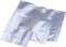 Három, különböző méretű antisztatikus zipzáros tasak fekszik egymáson.