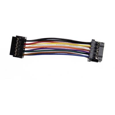 Egy több színes kábellel és csatlakozóval rendelkező kábel adapter, amely alkalmas elektronikai eszközök összekapcsolására.