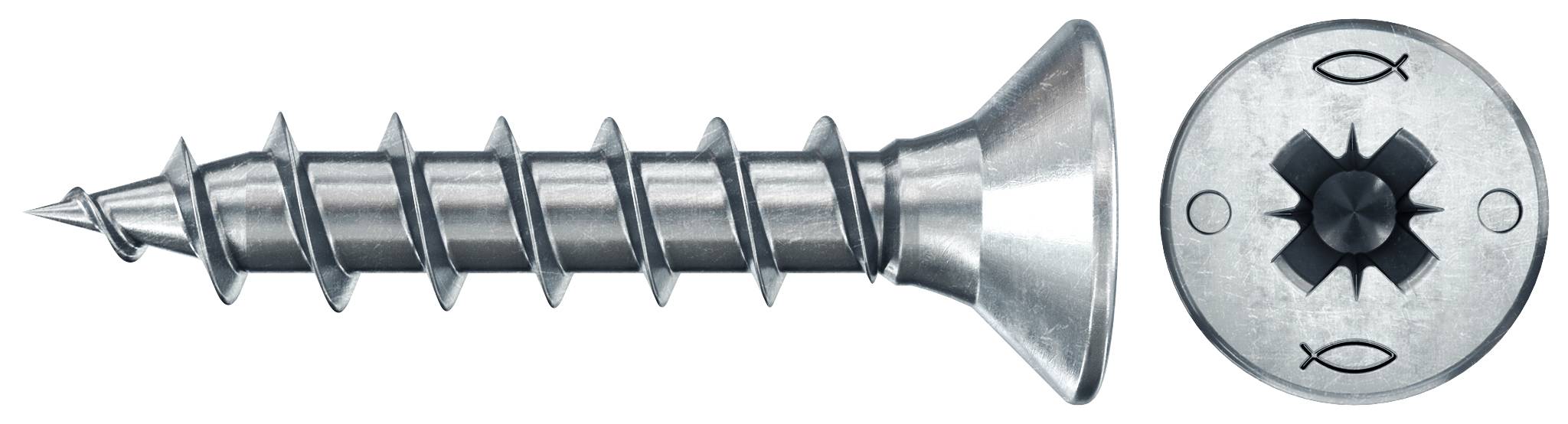 Fischer 670022 Power-Fast II CZF Szorítólemezes csavarok 3 mm 12 mm Kereszthornyú Pozidriv Acél Galvanikusan cinkezett 1000 db